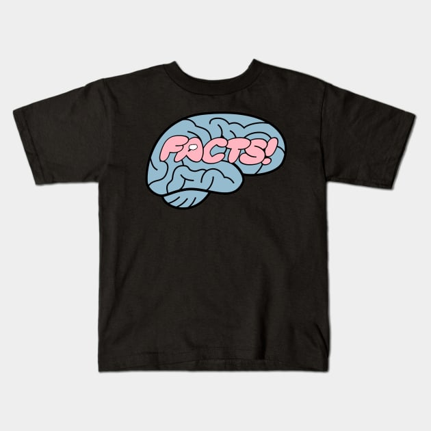 YBOF Logo Kids T-Shirt by Your Brain On Facts